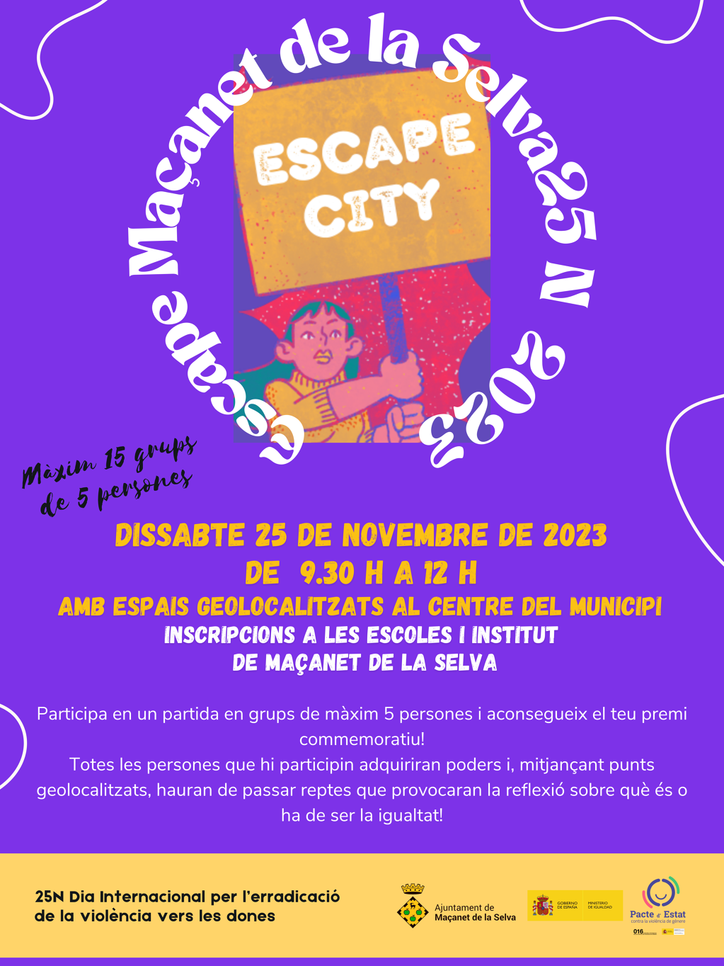 25N, Dia internacional per l'erradicació de la violència vers les dones - escape-macanet-25-n-2023.png