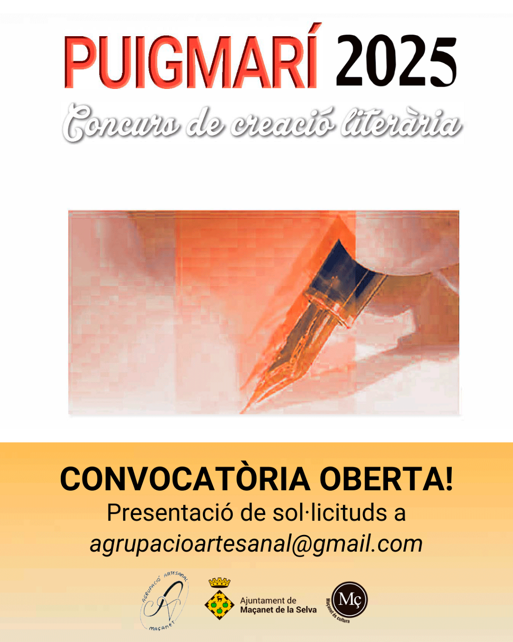 Convocatòria oberta dels Premis Puigmarí 2025