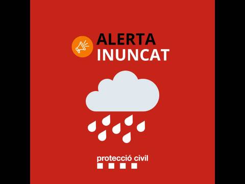 AVÍS PER INTENSITAT DE PLUJA 