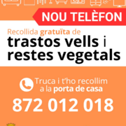 Nou telèfon de recollida porta porta de voluminosos i restes vegetals