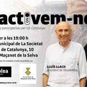 Cicle de trobades participatives de l'ANC, amb Lluís Llach