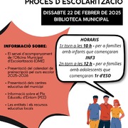 Reunió informativa sobre el procés d'escolarització pel curs 2025-2026